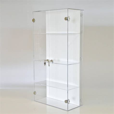 metal wall display boxes|clear display box for wall.